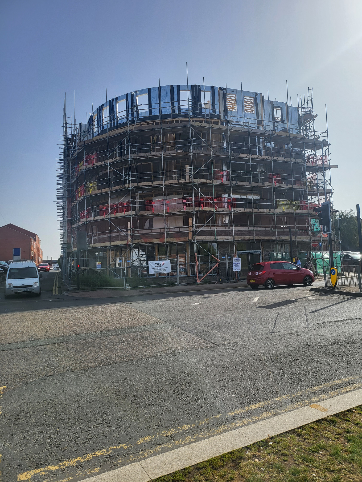Upper floor construction at Kettering